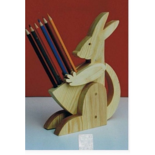 

tempat ballpoint/pensil dari kayu