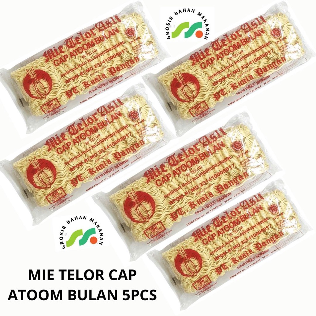 

MIE TELOR CAP ATOOM BULAN ( ISI 5 PCS )