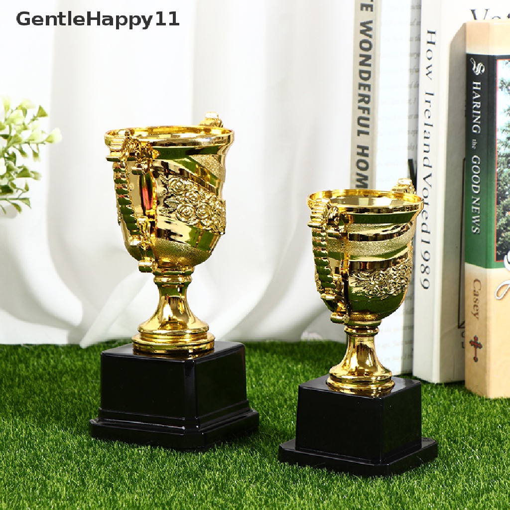 Gentlehappy 1pc Trofi Penghargaan Warna Emas Untuk Anak Sekolah