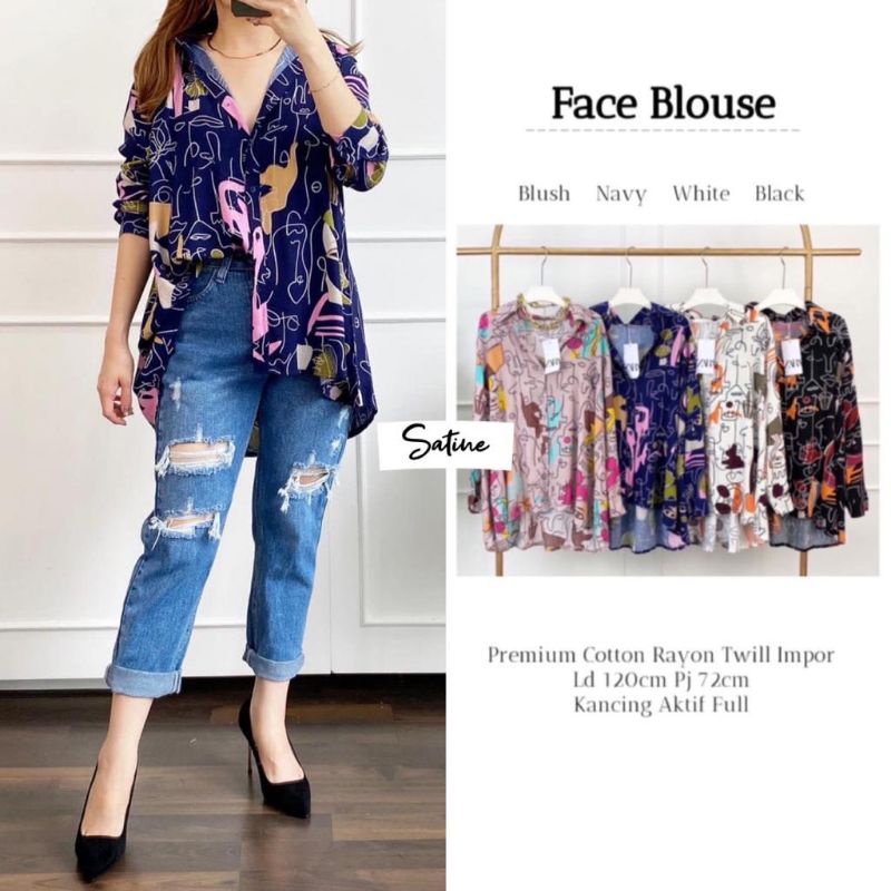 FACE BLOUSE