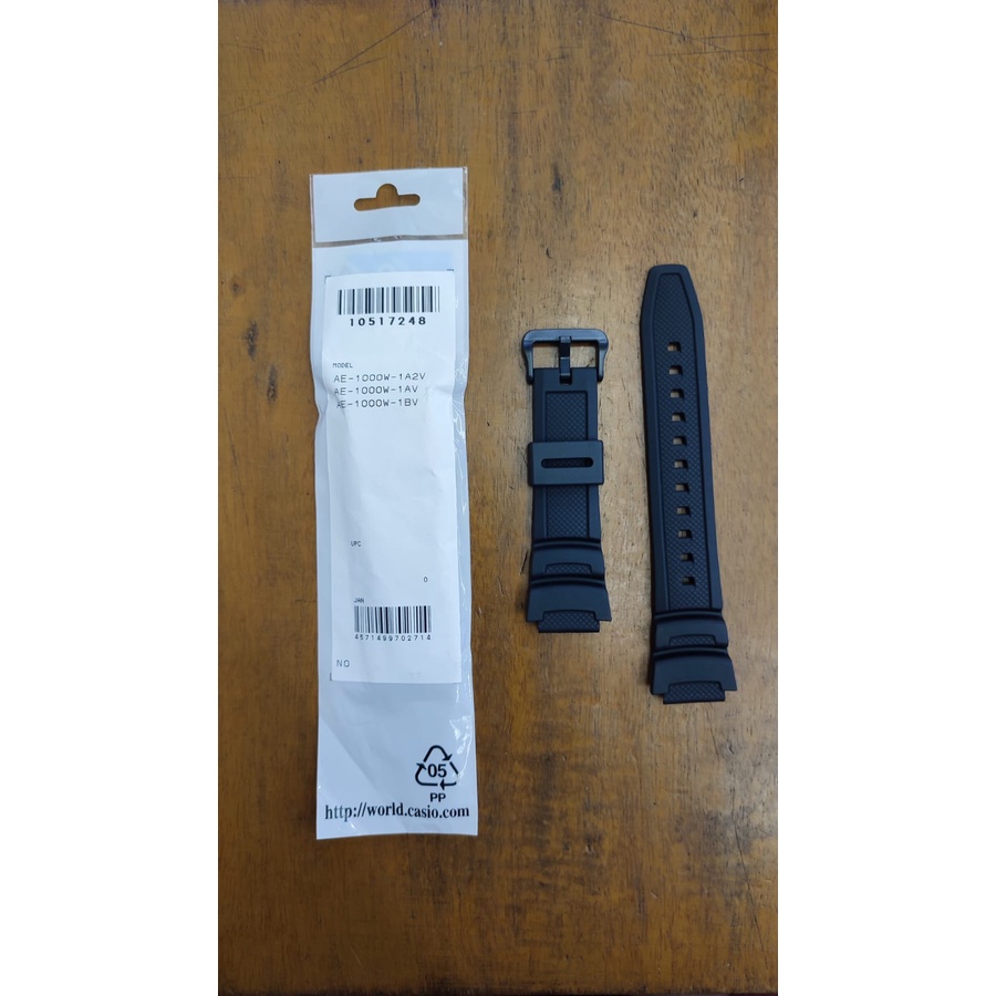 Tali Jam Strap Casio AE-1000W AE1000W Original Hitam