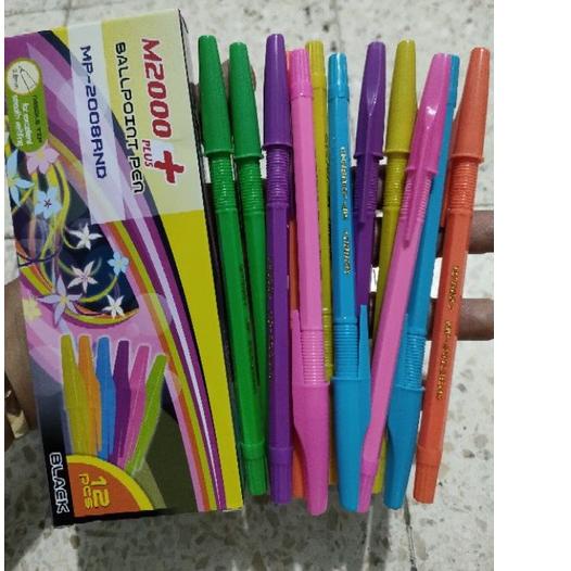 

゠ (90gr) 1pak PEN pulpen M2000 PLUS isi 12pcs サ