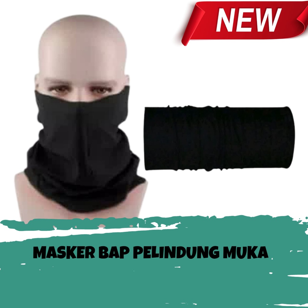 BAP MASKER MUKA BERKRNDARA BANDANA