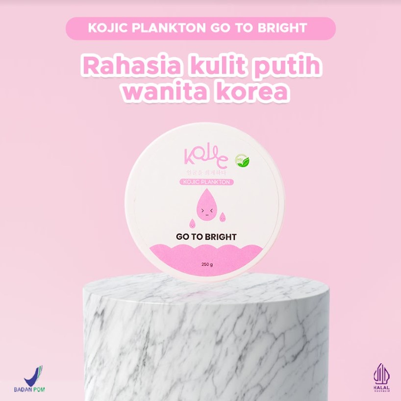 Kojic Plankton Go To Bright Body Serum Go to Bright Original Sertifikat BPOM