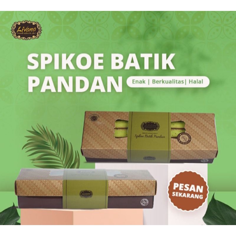 

Spikoe/Spiku/Batik/Pandan/Lapis Surabaya Dengan Resep Kuno/Moist & Termurah