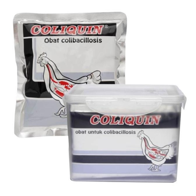 Coliquin 250 Gr (Obat Coli & Kolera Untuk Unggas)