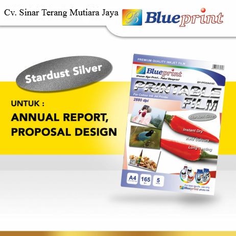

Kertas Film / Stardust Silver Printable Film BLUEPRINT A4