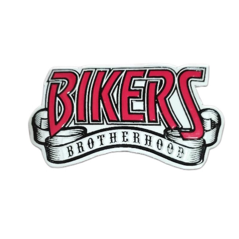 Sticker Emboss Bikers Brotherhood MC