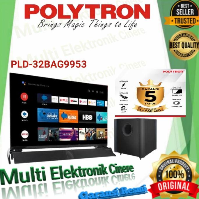 Polytron Smart Cinemax Soundbar Led Tv 32 Inch Pld 32Bag9953