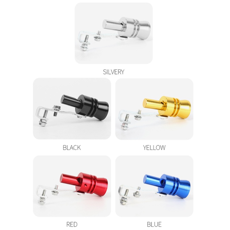 Peluit Simulator Suara Turbo Universal Ukuran S / M / L / XL Untuk Knalpot Mobil / Motor