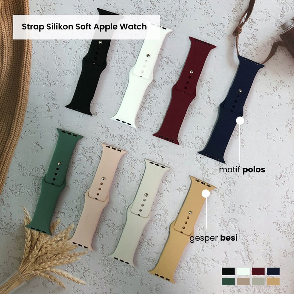 Strap Apple Watch Sport Silicone Belt Bracelet iWatch 38/40/41/42/44/45 MM