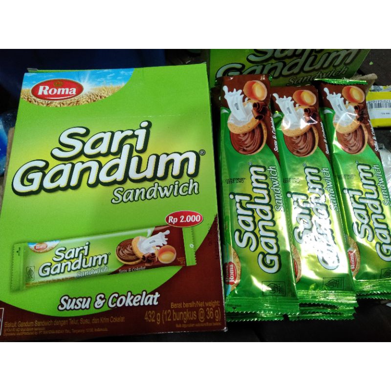 

sari gandum kotak isi 12 pcs