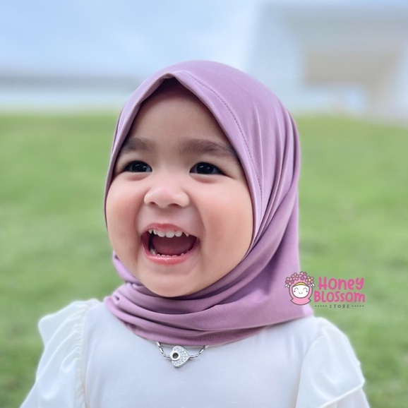 HONEYBLOSSOM jilbab bayi / jilbab bayi 6 12 bulan perempuan zahra cantik