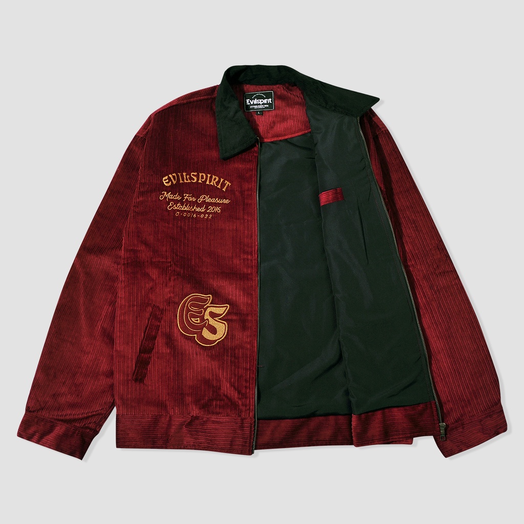 EVILSPIRIT JAKCET CORDUROY - MESTIZO MAROON UNISEX