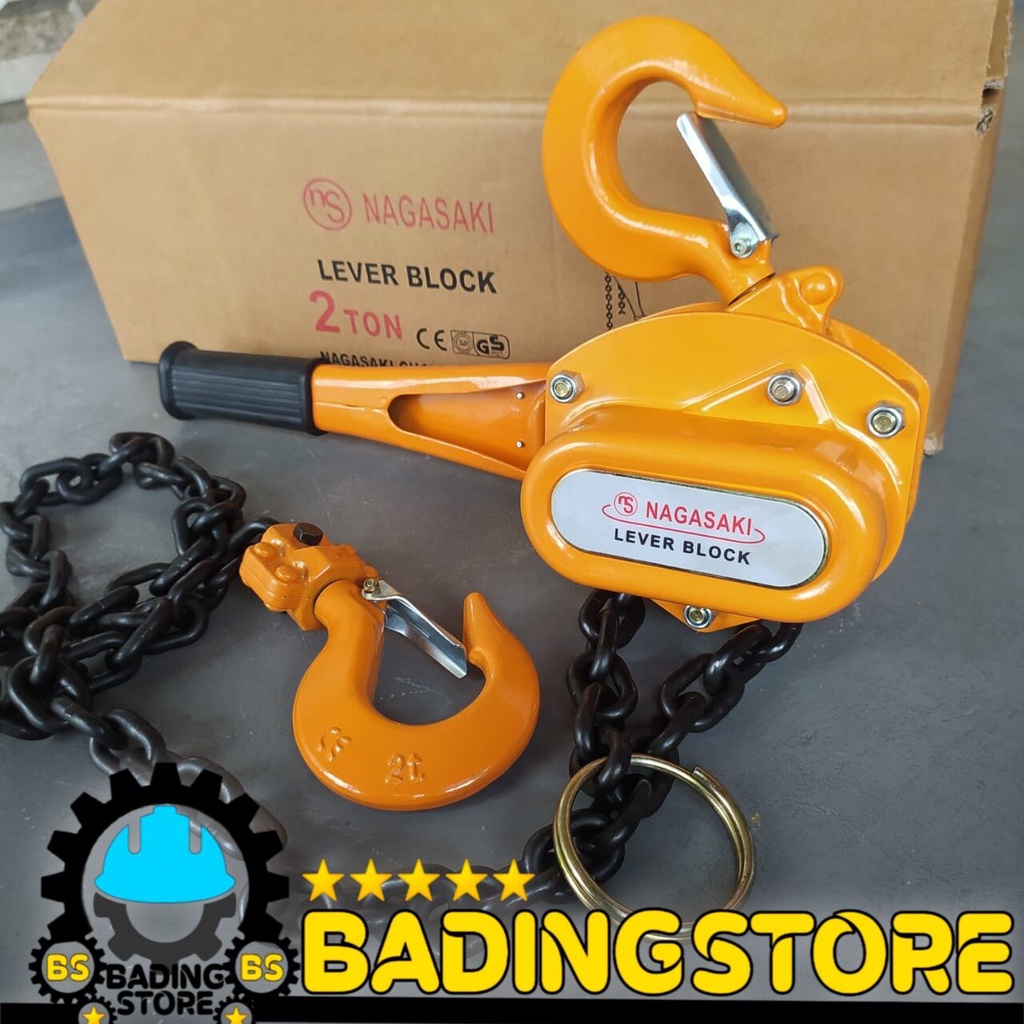 NAGASAKI LEVER BLOCK 2 TON RANTAI 1,5 METER CHAIN BLOCK 2 TON ORIGINAL NAGASAKI
