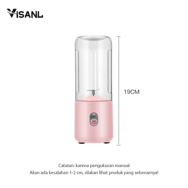Blender Mini Portable / Juicing Cup / Blender Portable / Gelas Blender Juicer Portable / Rechargeable Juicer Portable / Mini USB botol