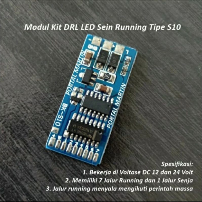 Modul 7TR Runing + 1TR Senja Modul BK-S10 DC 12v dan 2v