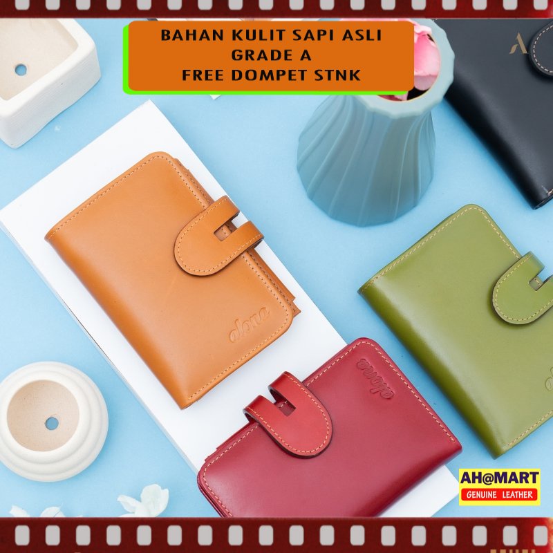 ALONA LTS DOMPET KULIT WANITA / DOMPET LIPAT ASLI KEREN KEKINIAN TERBARU ALONA LOTUS WALLET