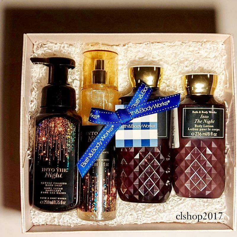 BBW INTO THE NIGHT GIFT SET BATH &amp; BODY WORKS