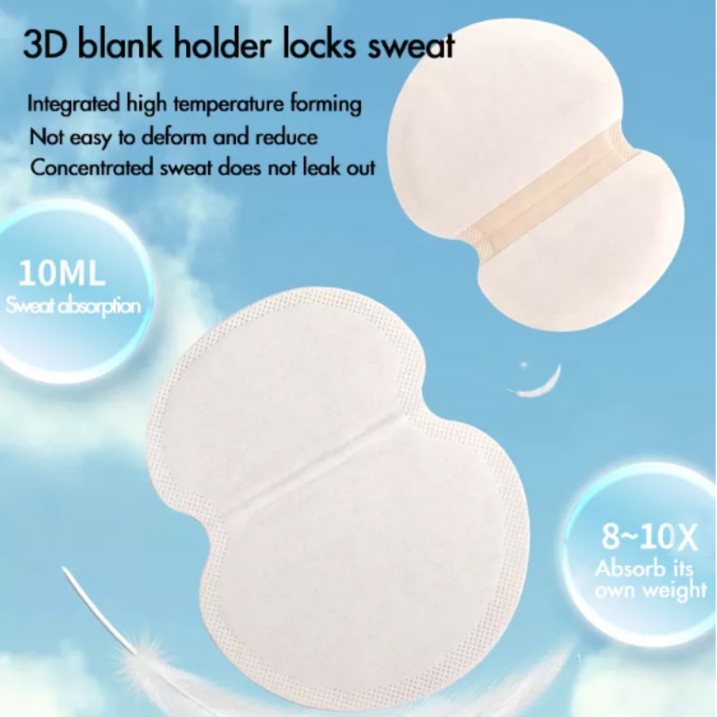 Armpit Pad Pembalut Ketiak Deodorant Anti Bau Anti Ketiak Basah Underarm Pad Anti Burket Armpit Sweat Pads