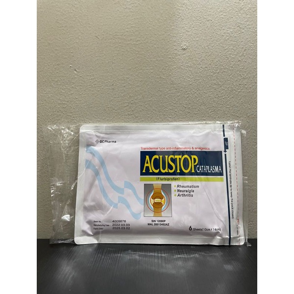 Koyo Acustop Cataplasma 6 Sheets