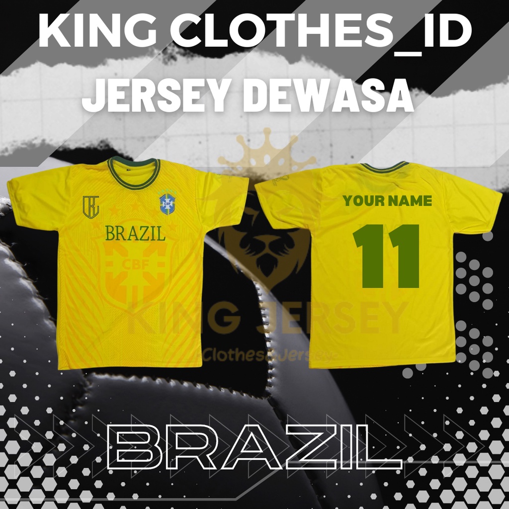 JERSEY BOLA DEWASA BRAZIL