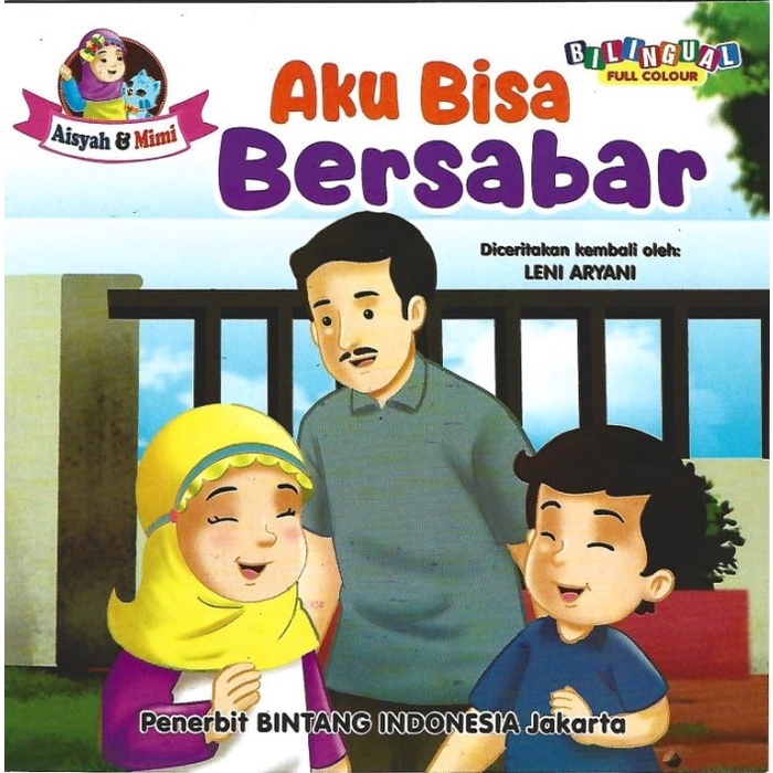 Buku Cerita Anak Muslim Seri Aisyah &amp; Mimi - Full Colour Bilingual - TBS