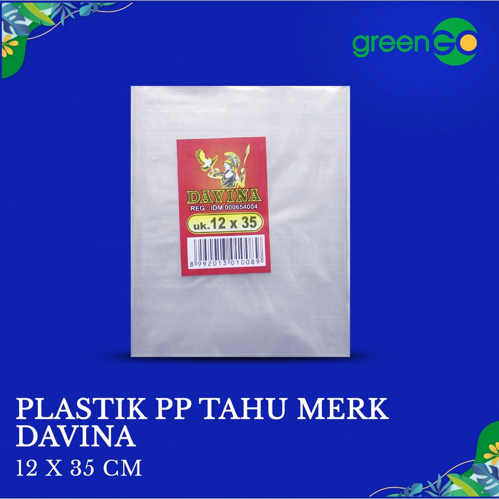 PLASTIK PP TAHU 12X35 1 IKAT 5 PACK PLASTIK BUNGKUS TAHU BENING MURAH PLASTIK PP TAHU MURAH EKONOMIS