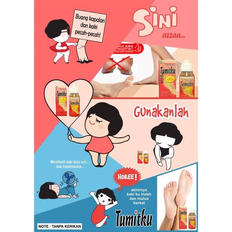 Tumitku kaki pecah pecah