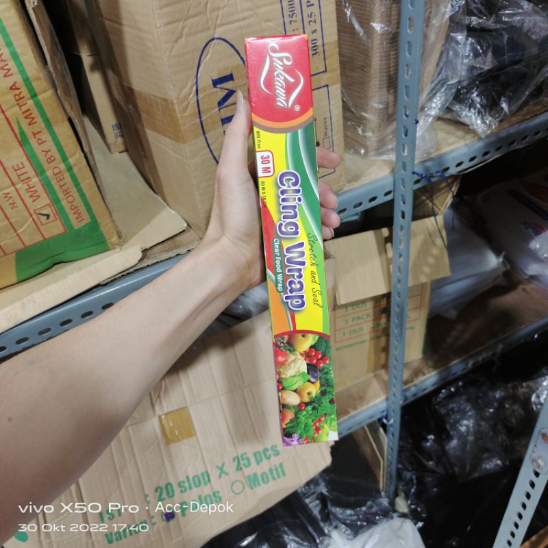 WRAPING PLASTIK / PLASTIC WRAP PEMBUNGKUS MAKANAN /STRECH AND SEAL / CLING WRAP / CLEAR FOOD WRAP BEST FRESH / BEST CLING / SUKAWA