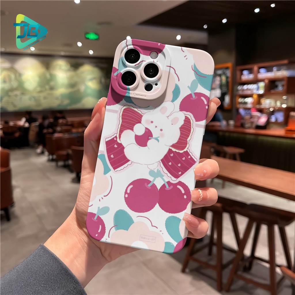 CUSTOM CASE SOFTCASE SILIKON PROCAMERA CHERRY CUSTOM OPPO REALME VIVO XIAOMI SAMSUNG INFINIX IPHONE FOR ALL TYPE JB6194