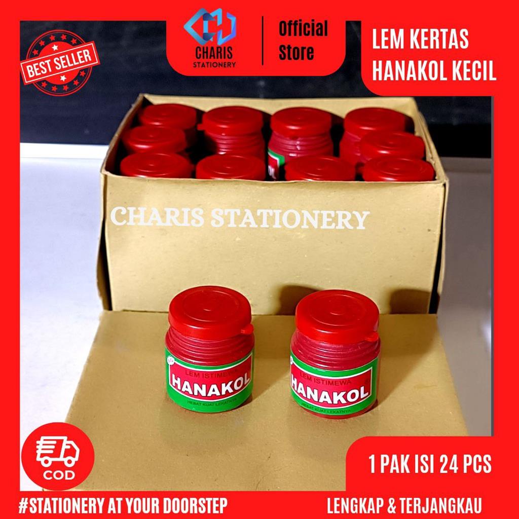 

CHARIS STATIONERY - Lem HANAKOL Kecil (24 Pcs/Pak)