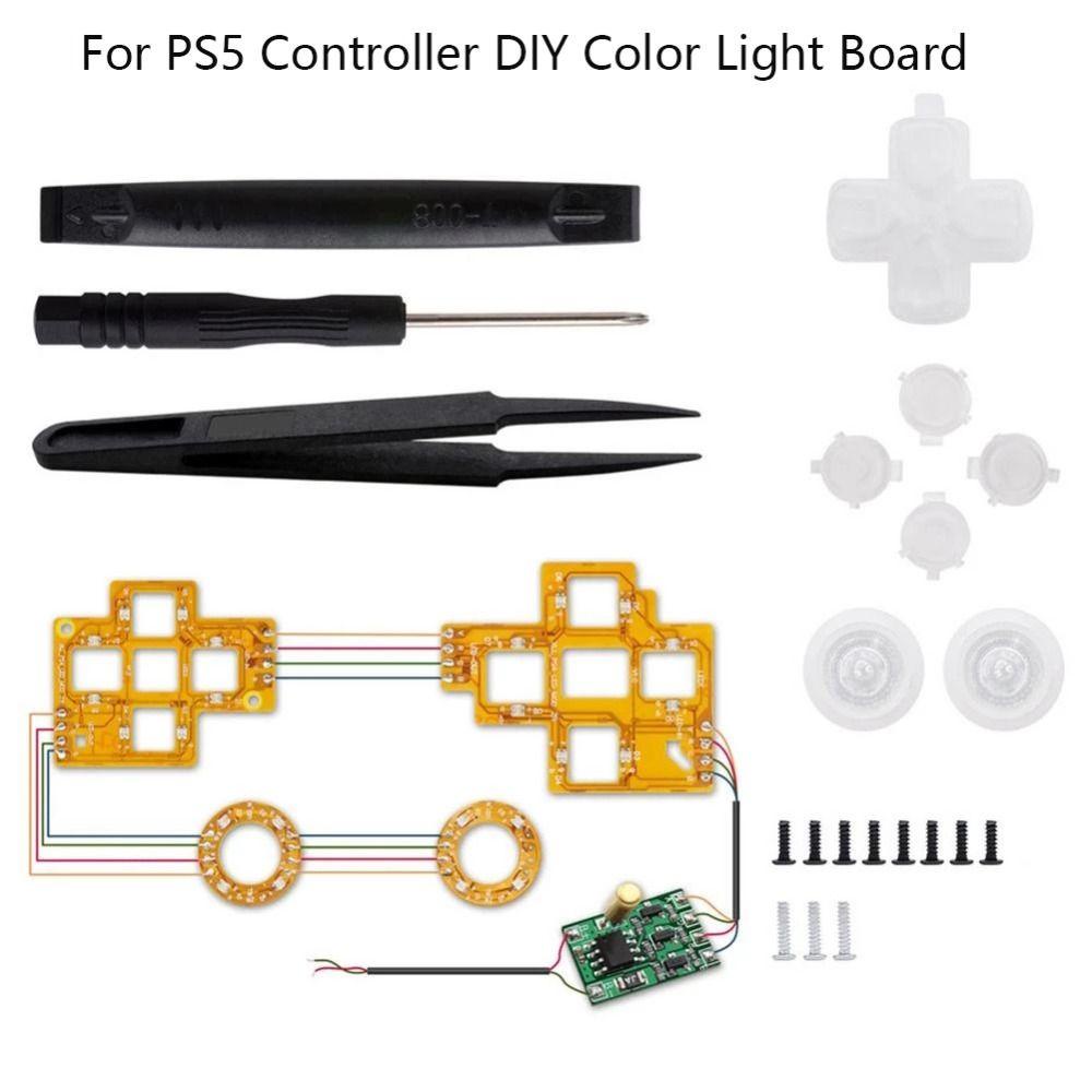 Controller Game TOP Modifikasi Papan Lampu Pancar Cahaya Custom Analog Stick