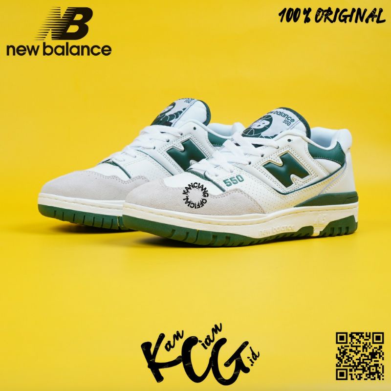 Sneakers NB 550 White Green New Balance 550 White Green 100% BNIB BB550WT1