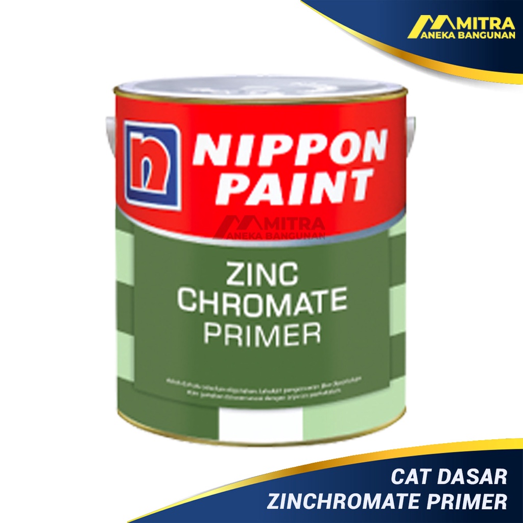 Jual Zinc Chromate Primer 1 Kg Cat Dasar Anti Karat Untuk Besi Baja Logam Meni Besi 2 In 1 9194