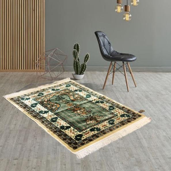 sajadah yakar karpet / sajadah turki bludru / sajadah premium - Hitam