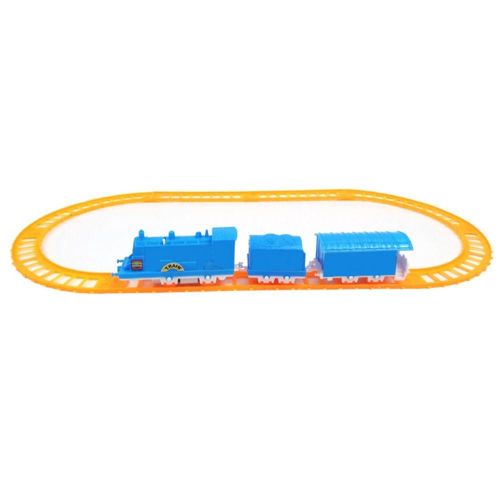 Needway  Kereta Listrik Set 1Set Kualitas Tinggi Mainan Puzzle Blok Bangunan Multi-Track Anak Belajar Edukasi Kereta Api Kereta Api Track Mainan