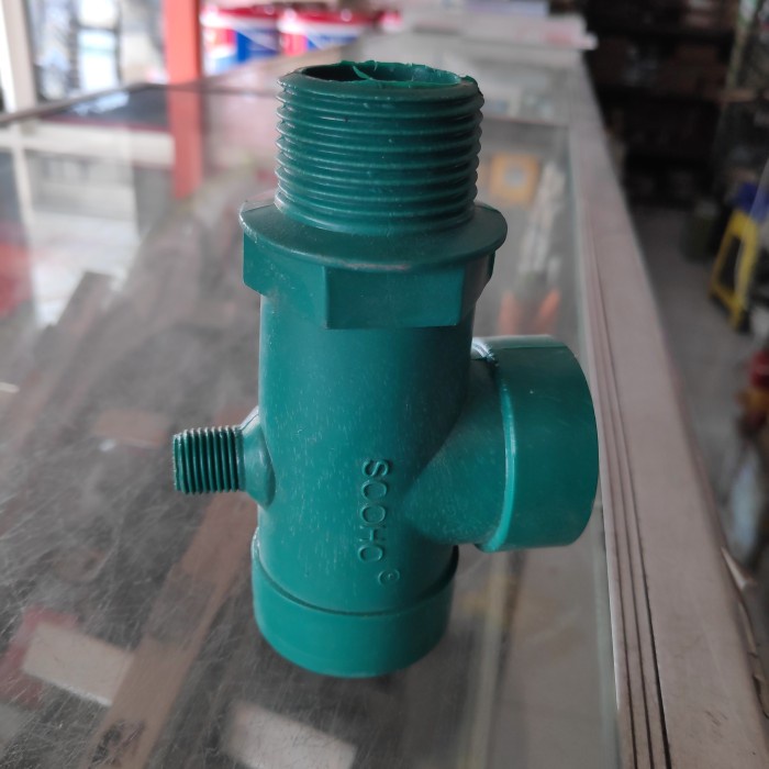 populer] TEE/LETTER T CABANG EMPAT PVC POMPA AIR (SAMBUNGAN POMPA)