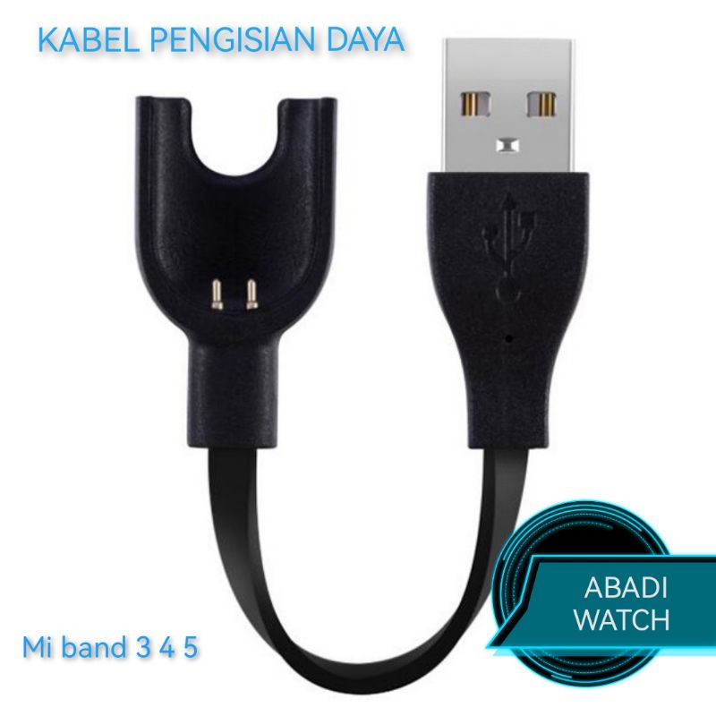 KABEL USB CHARGER SMARTBAND 3 4 5 MI BAND 3 4 5 KABEL PENGISIAN DAYA M3 M4 M5