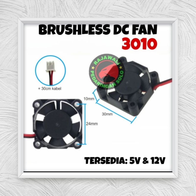 KIPAS DC 3CM FAN 3010 5V 12V