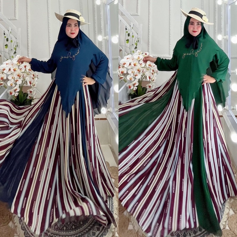 Gamis syari original by Yodizein - gamis syari salur premium kekinian