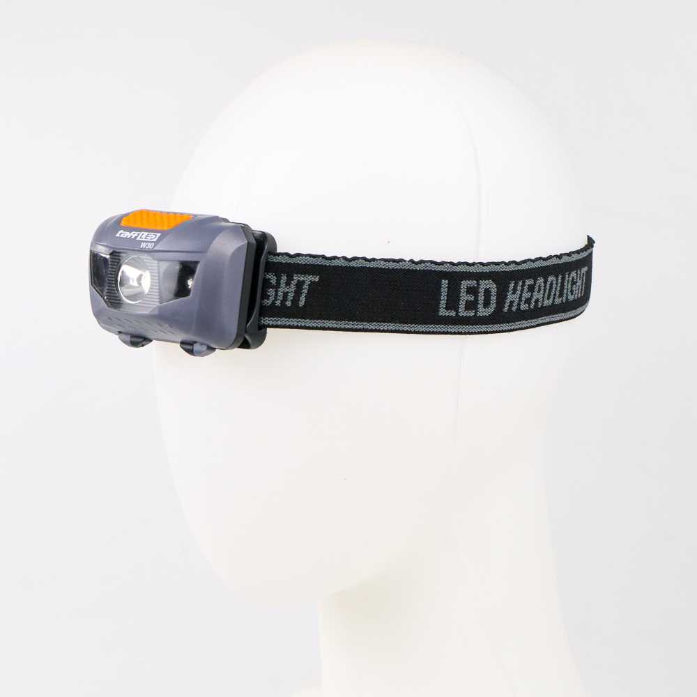 TaffLED Headlamp LED Flashlight White and Red Light Waterproof - W30