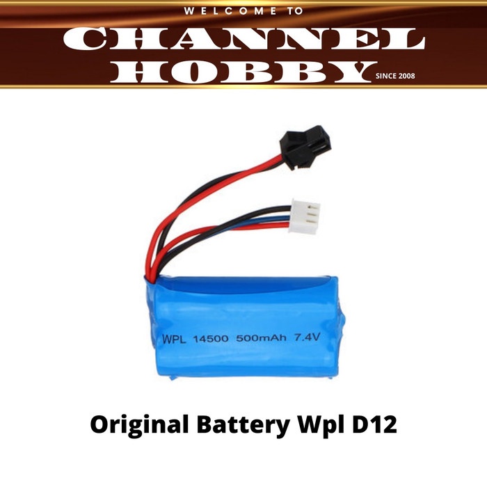 Rc Car Wpl D12 Original Battery / Baterai Wpl B16 B36 C24 C34 original