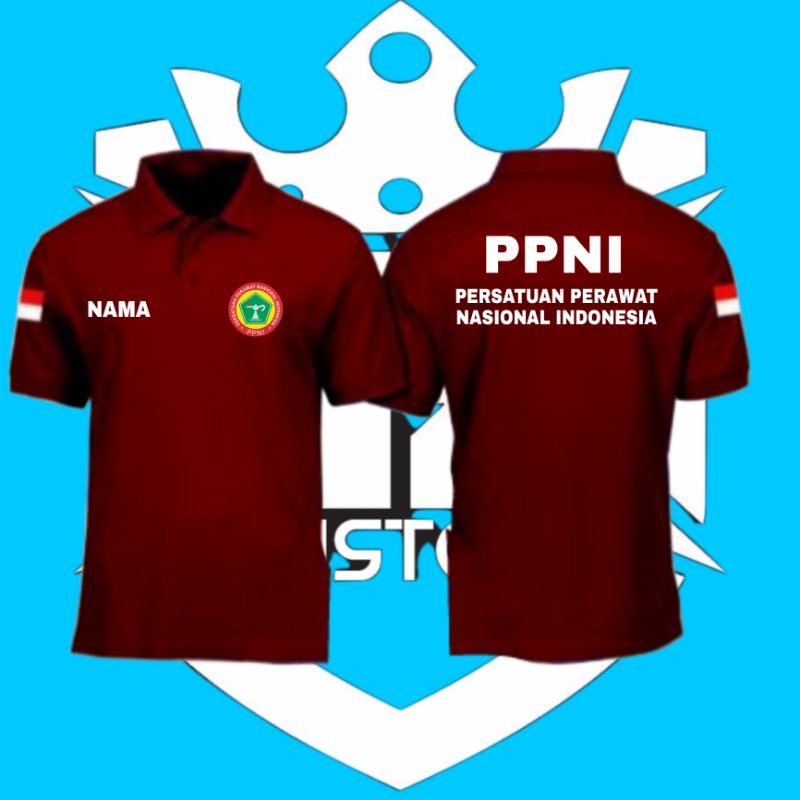 KAOS POLO SHIRT PENDEK PPNI/BAJU PERAWAT INDONESIA