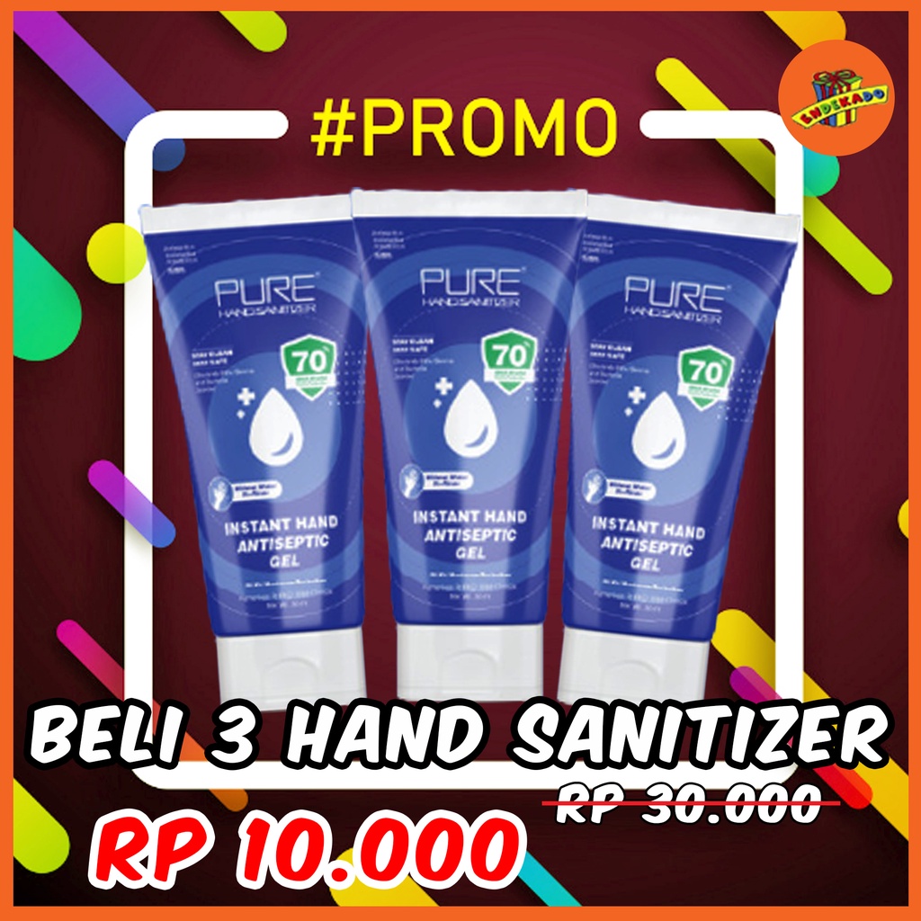 PROMO! Hand Sanitizer Gel 50ml 3 pc - Hand Antiseptic Gel
