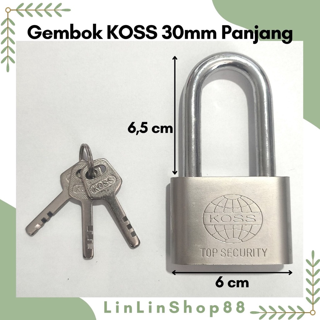 Gembok Rumah / Toko Okawa 30mm Panjang