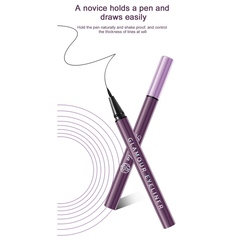 Lameila eyeliner Glamour purple eyeliner spidol pencil smart charm 824 waterproof anti air dan keringat