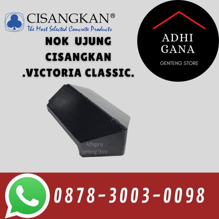 Nok Ujung Genteng Cisangkan Victoria Classic / Nok Genteng Beton Murah