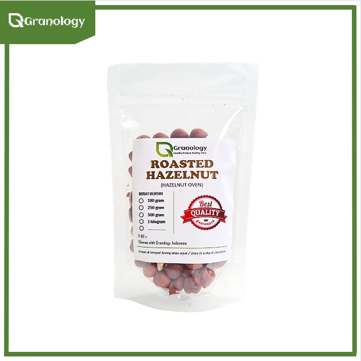 Roasted Hazelnut / Kacang Hazelnut Oven (100 gram) by Granology