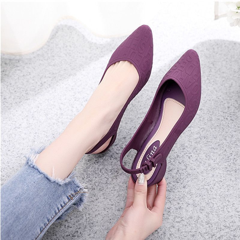 Sepatu fashion Wanita Heels Jelly Alina import High Quality RF